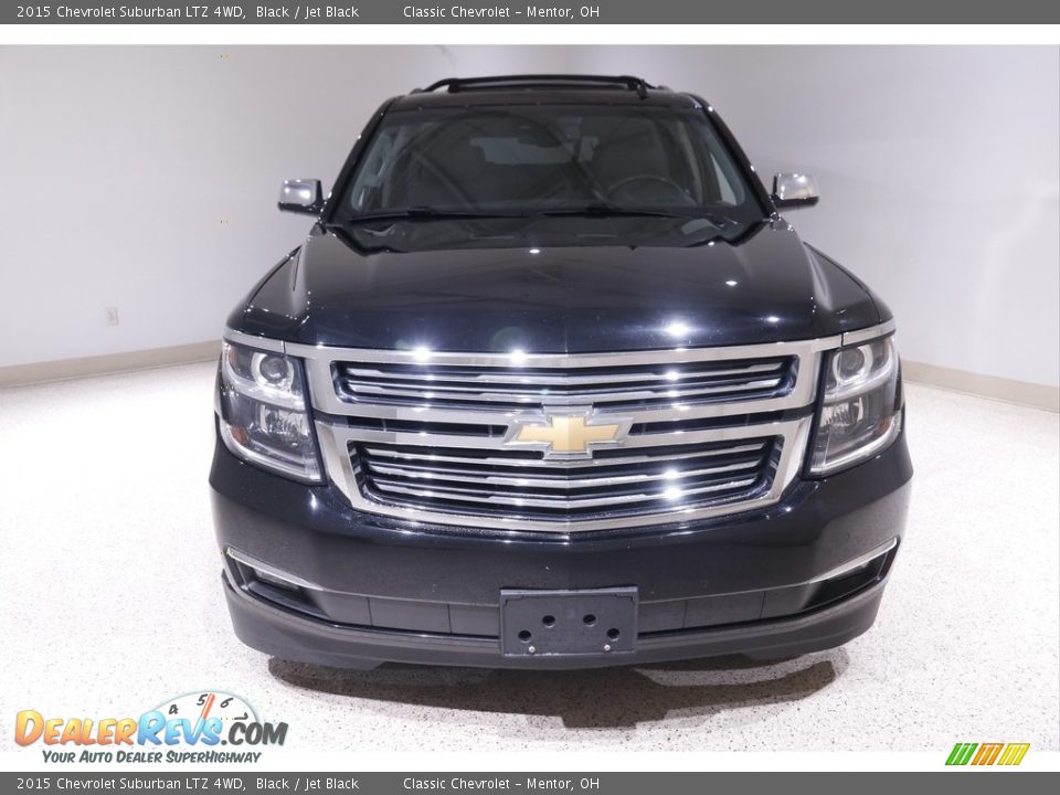 2015 Chevrolet Suburban LTZ 4WD Black / Jet Black Photo #2