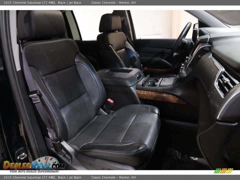 2015 Chevrolet Suburban LTZ 4WD Black / Jet Black Photo #15