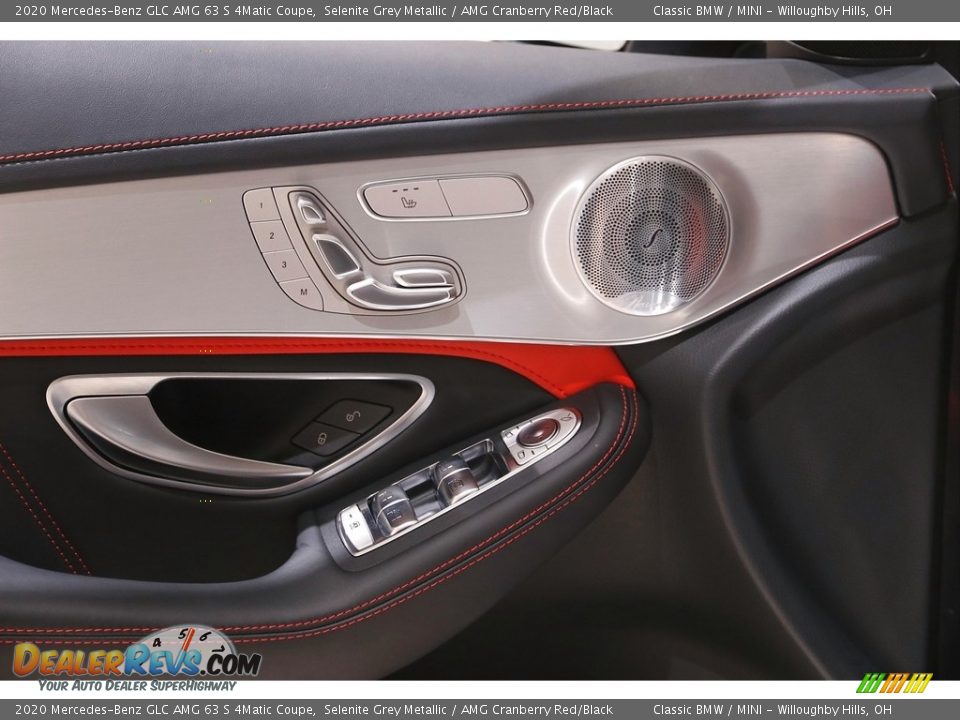 2020 Mercedes-Benz GLC AMG 63 S 4Matic Coupe Selenite Grey Metallic / AMG Cranberry Red/Black Photo #5