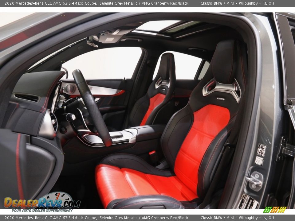 AMG Cranberry Red/Black Interior - 2020 Mercedes-Benz GLC AMG 63 S 4Matic Coupe Photo #6