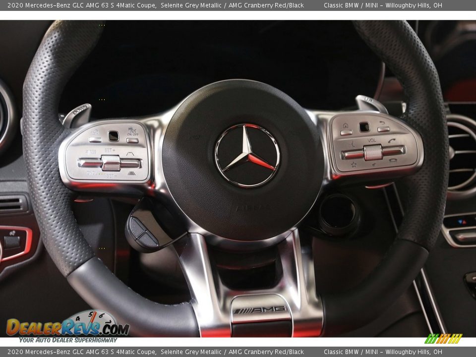 2020 Mercedes-Benz GLC AMG 63 S 4Matic Coupe Steering Wheel Photo #8