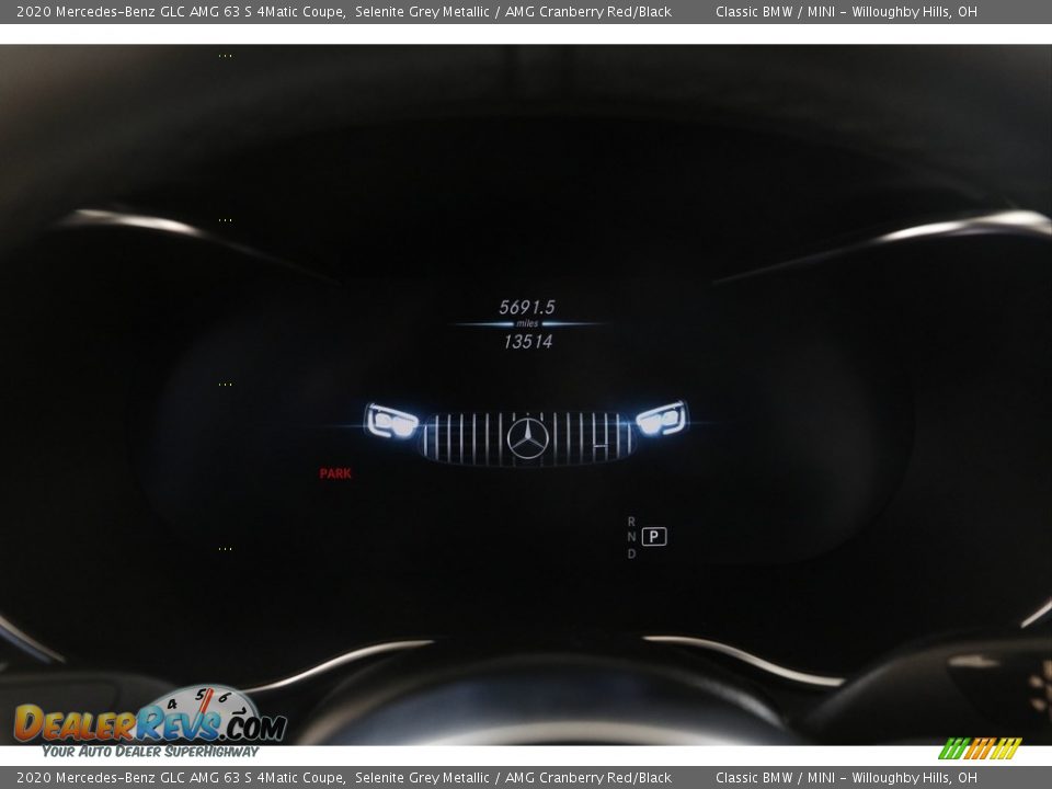 2020 Mercedes-Benz GLC AMG 63 S 4Matic Coupe Selenite Grey Metallic / AMG Cranberry Red/Black Photo #9
