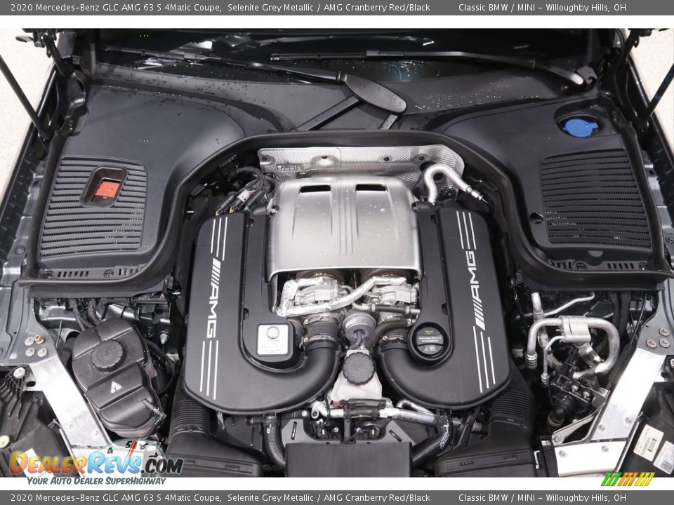 2020 Mercedes-Benz GLC AMG 63 S 4Matic Coupe 4.0 Liter AMG biturbo DOHC 32-Valve VVT V8 Engine Photo #28