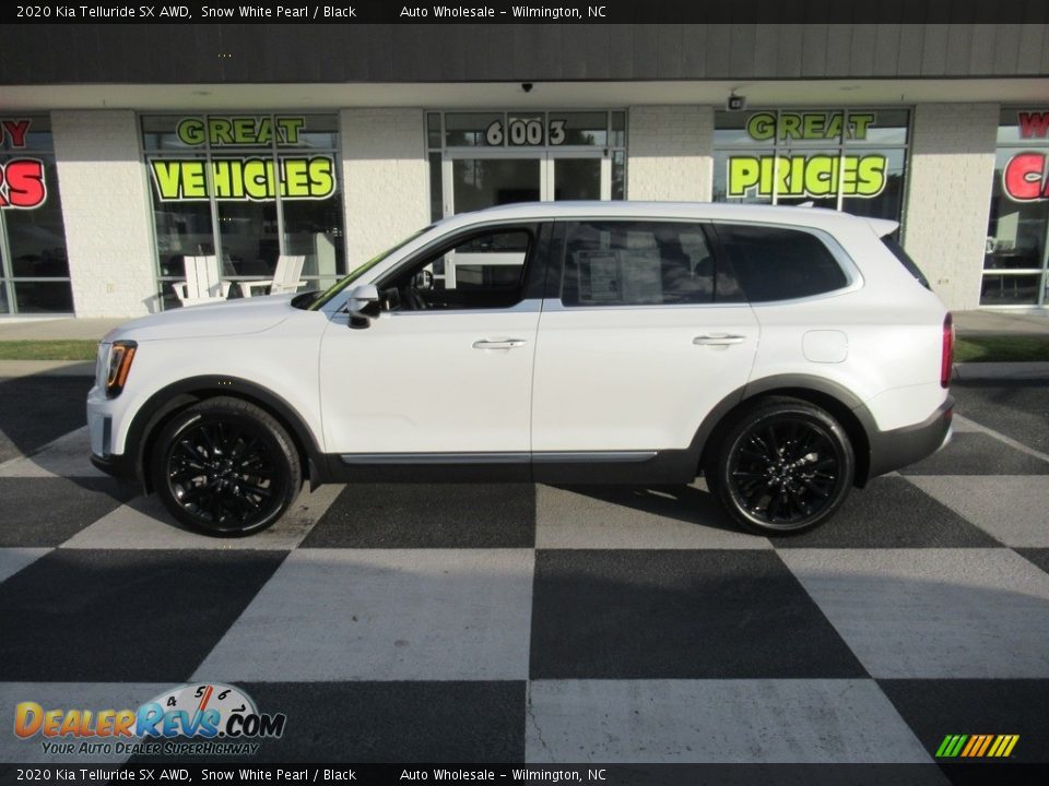 2020 Kia Telluride SX AWD Snow White Pearl / Black Photo #1