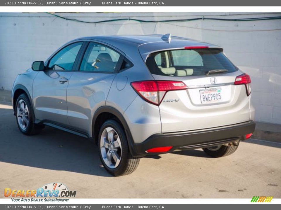 2021 Honda HR-V LX Lunar Silver Metallic / Gray Photo #2