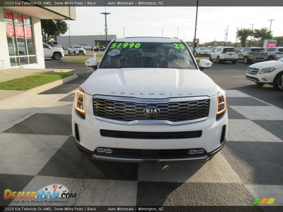2020 Kia Telluride SX AWD Snow White Pearl / Black Photo #2