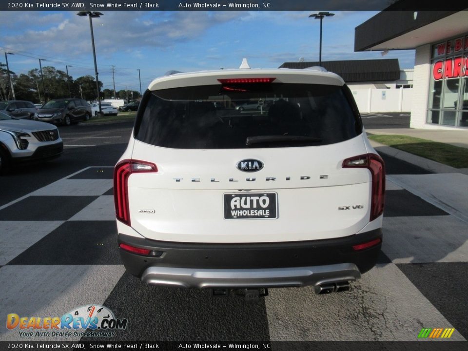 2020 Kia Telluride SX AWD Snow White Pearl / Black Photo #4