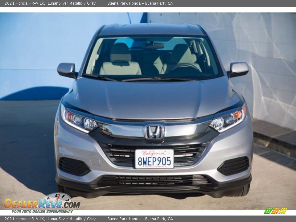 2021 Honda HR-V LX Lunar Silver Metallic / Gray Photo #7