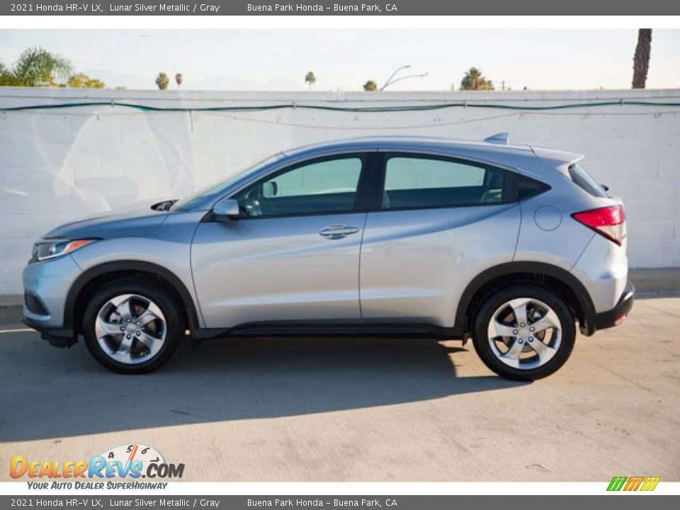 2021 Honda HR-V LX Lunar Silver Metallic / Gray Photo #10