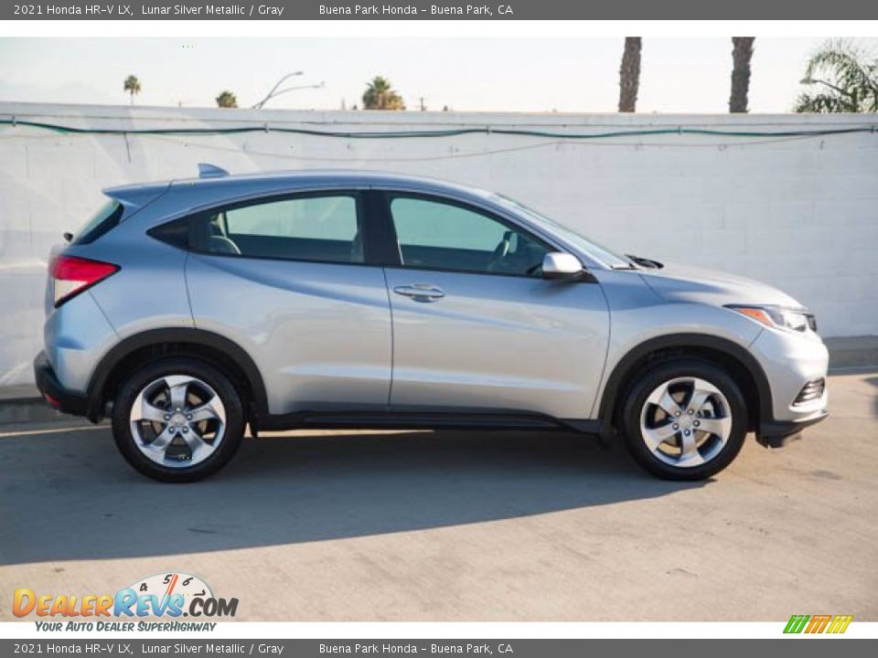 2021 Honda HR-V LX Lunar Silver Metallic / Gray Photo #14