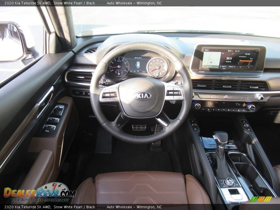 2020 Kia Telluride SX AWD Snow White Pearl / Black Photo #15