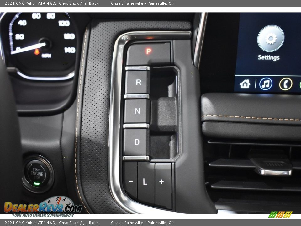 2021 GMC Yukon AT4 4WD Onyx Black / Jet Black Photo #18
