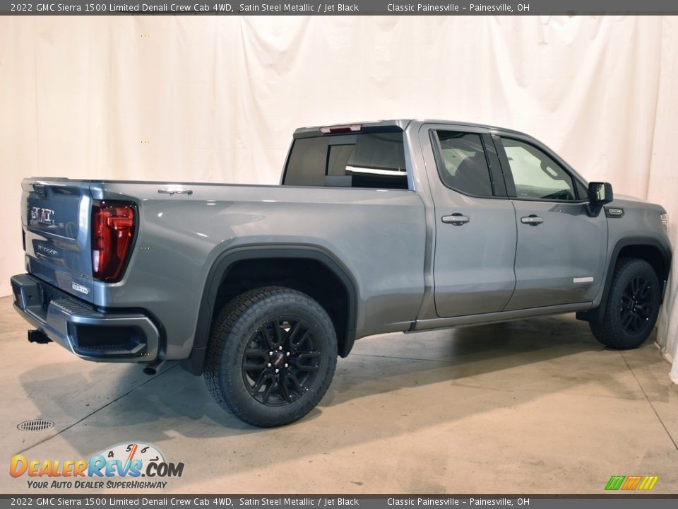 2022 GMC Sierra 1500 Limited Denali Crew Cab 4WD Satin Steel Metallic / Jet Black Photo #2