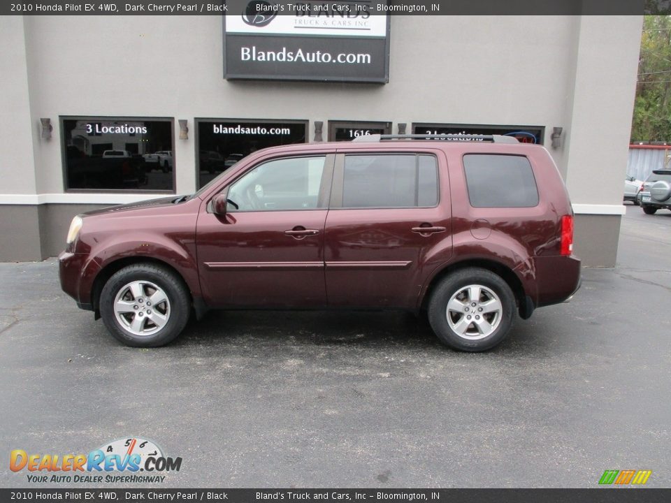 2010 Honda Pilot EX 4WD Dark Cherry Pearl / Black Photo #1