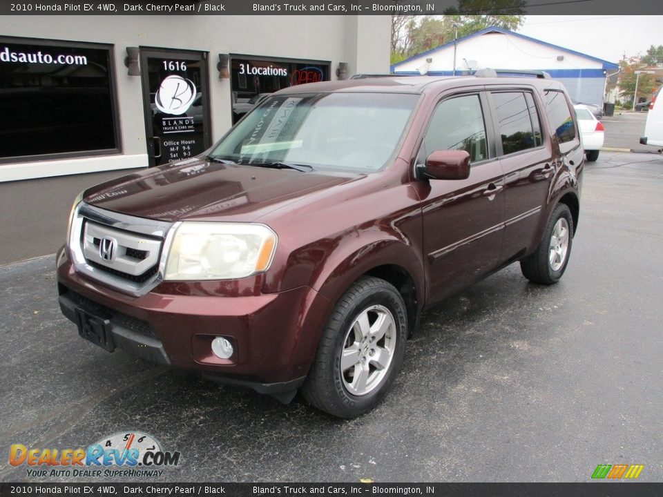 2010 Honda Pilot EX 4WD Dark Cherry Pearl / Black Photo #2