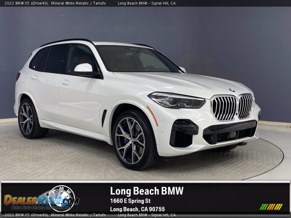 2022 BMW X5 sDrive40i Mineral White Metallic / Tartufo Photo #1