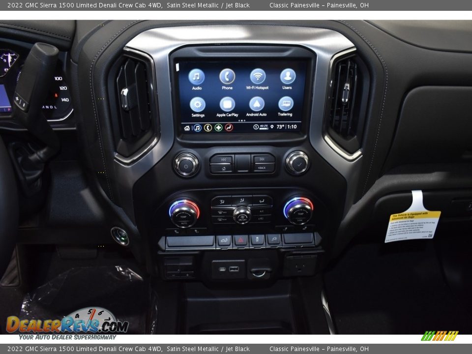 2022 GMC Sierra 1500 Limited Denali Crew Cab 4WD Satin Steel Metallic / Jet Black Photo #12