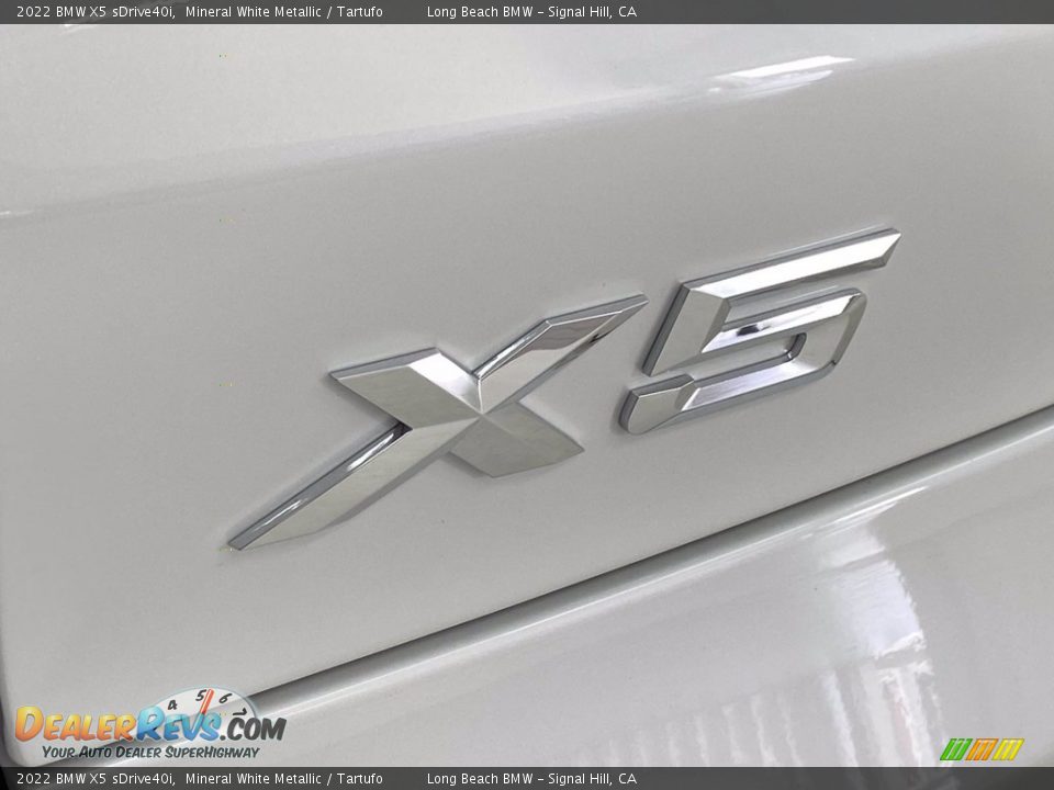 2022 BMW X5 sDrive40i Mineral White Metallic / Tartufo Photo #8