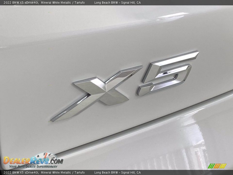 2022 BMW X5 sDrive40i Mineral White Metallic / Tartufo Photo #8