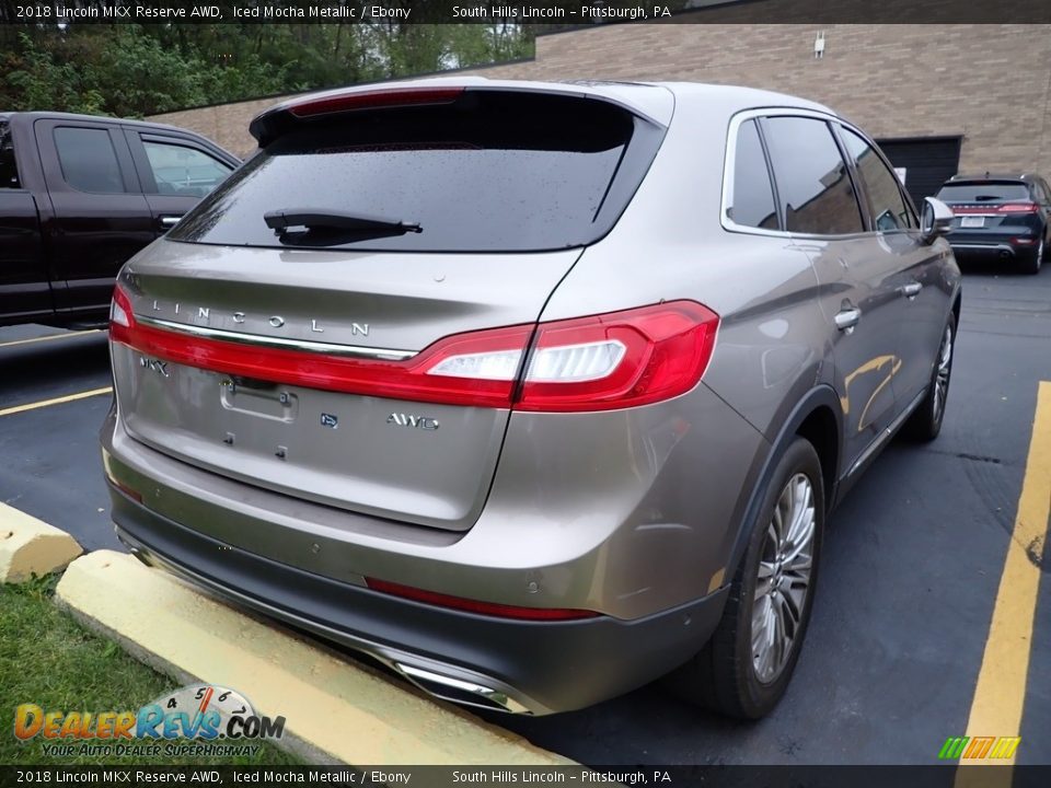 2018 Lincoln MKX Reserve AWD Iced Mocha Metallic / Ebony Photo #4