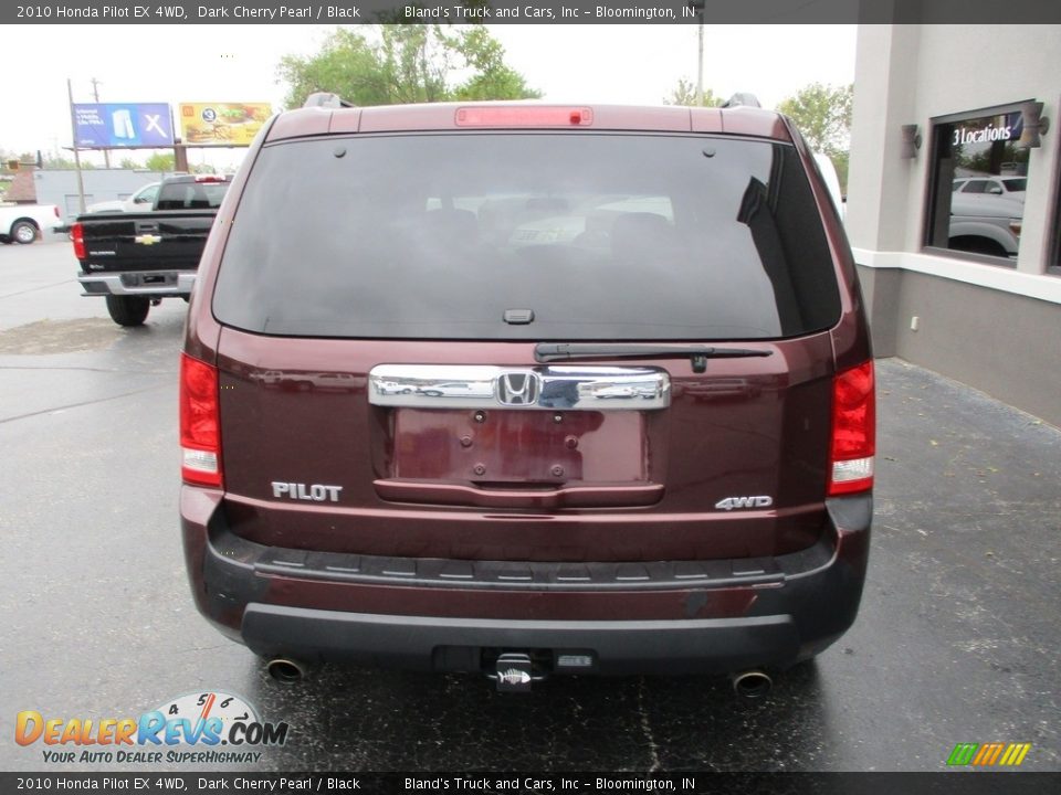 2010 Honda Pilot EX 4WD Dark Cherry Pearl / Black Photo #24