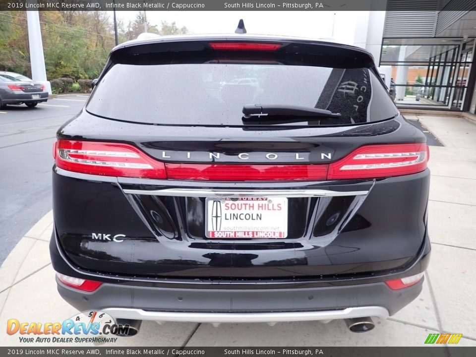 2019 Lincoln MKC Reserve AWD Infinite Black Metallic / Cappuccino Photo #4