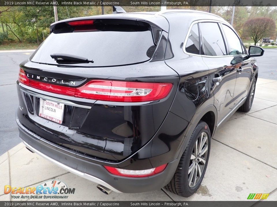 2019 Lincoln MKC Reserve AWD Infinite Black Metallic / Cappuccino Photo #6