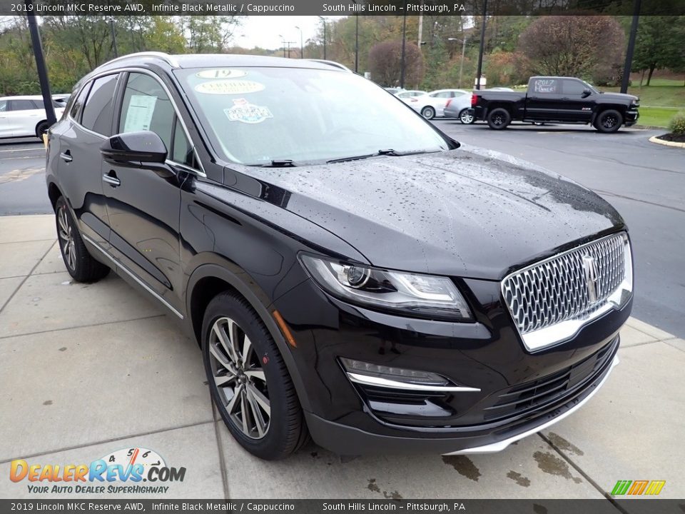 2019 Lincoln MKC Reserve AWD Infinite Black Metallic / Cappuccino Photo #8