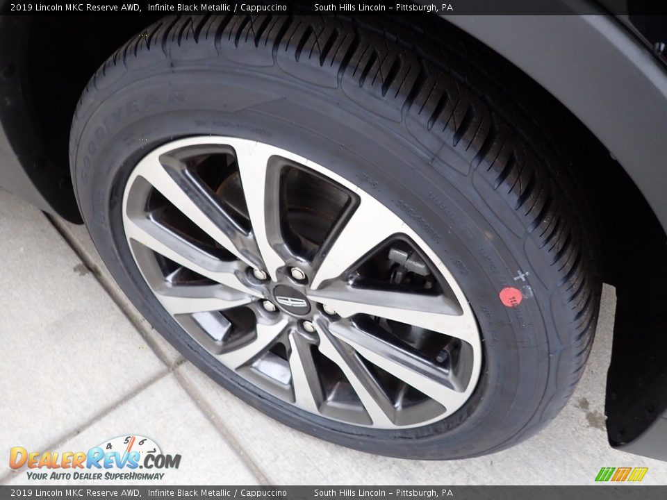 2019 Lincoln MKC Reserve AWD Infinite Black Metallic / Cappuccino Photo #10