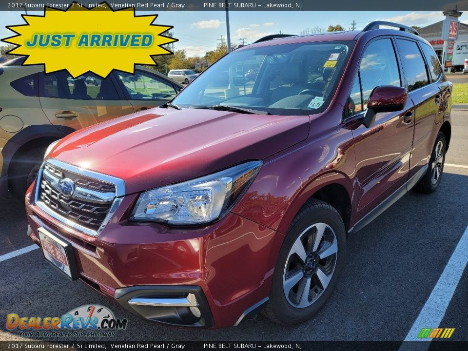 2017 Subaru Forester 2.5i Limited Venetian Red Pearl / Gray Photo #1
