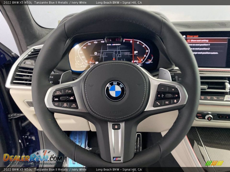 2022 BMW X5 M50i Steering Wheel Photo #15