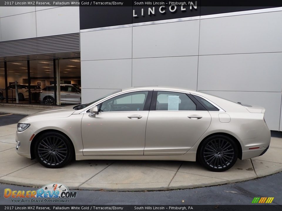 2017 Lincoln MKZ Reserve Palladium White Gold / Terracotta/Ebony Photo #2