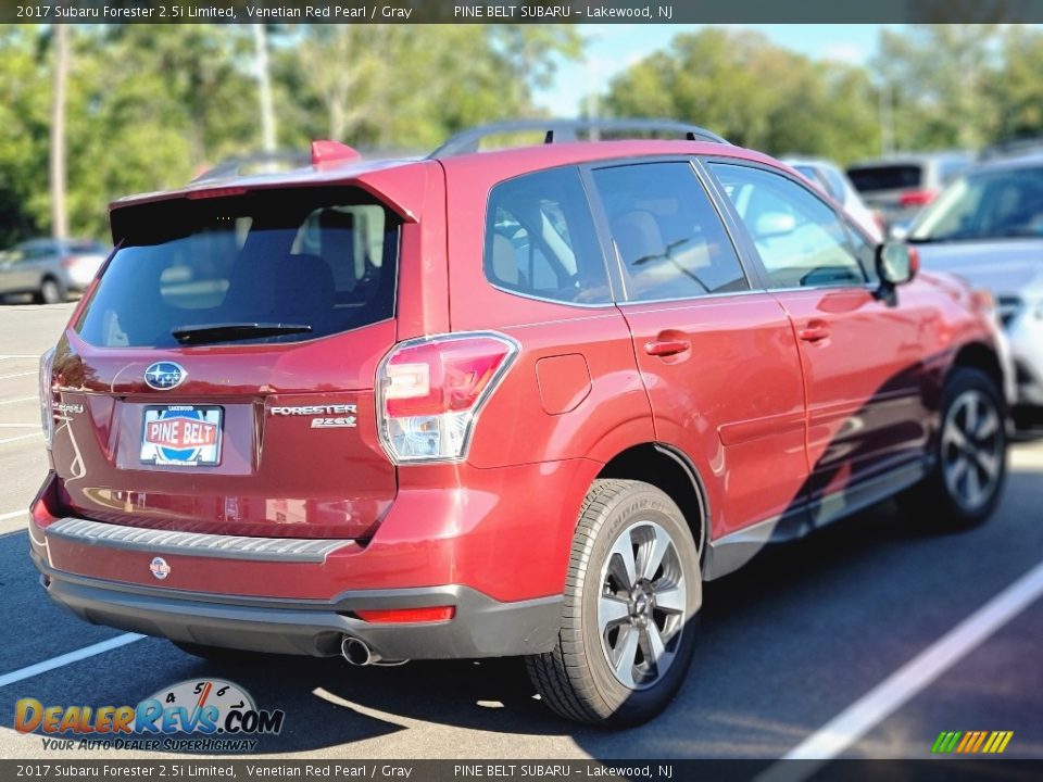 2017 Subaru Forester 2.5i Limited Venetian Red Pearl / Gray Photo #2