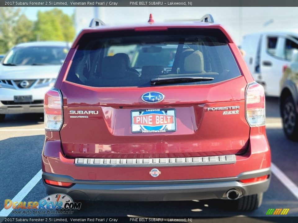 2017 Subaru Forester 2.5i Limited Venetian Red Pearl / Gray Photo #3