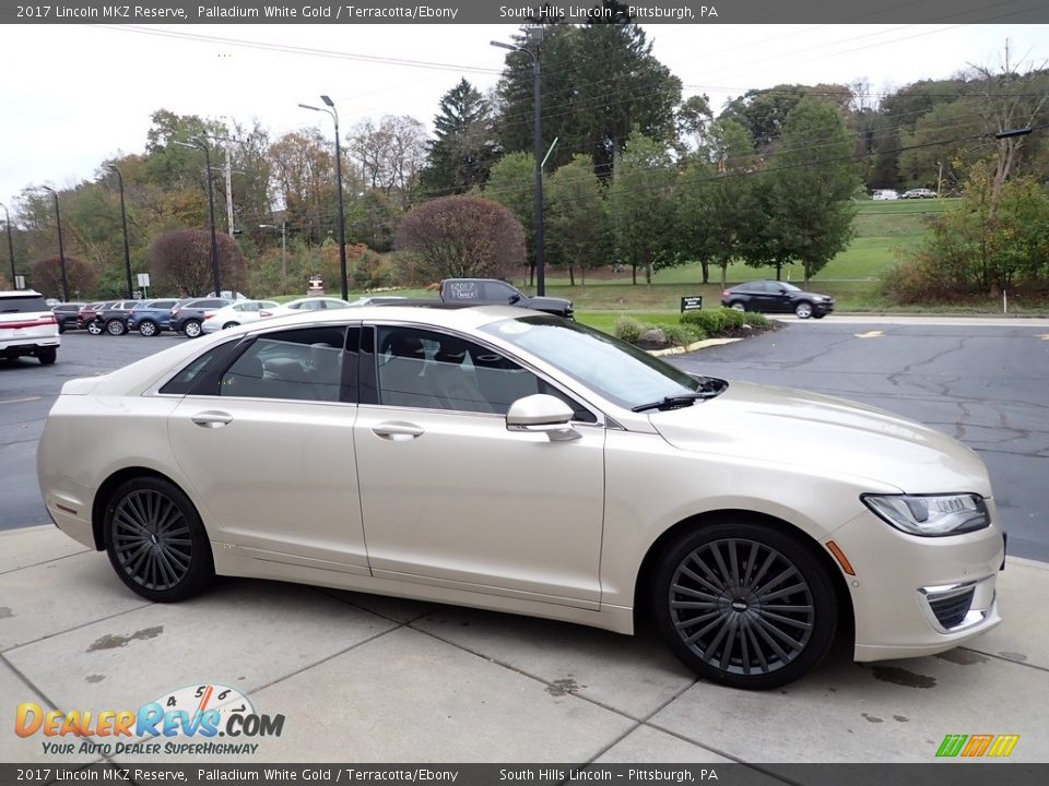 2017 Lincoln MKZ Reserve Palladium White Gold / Terracotta/Ebony Photo #7