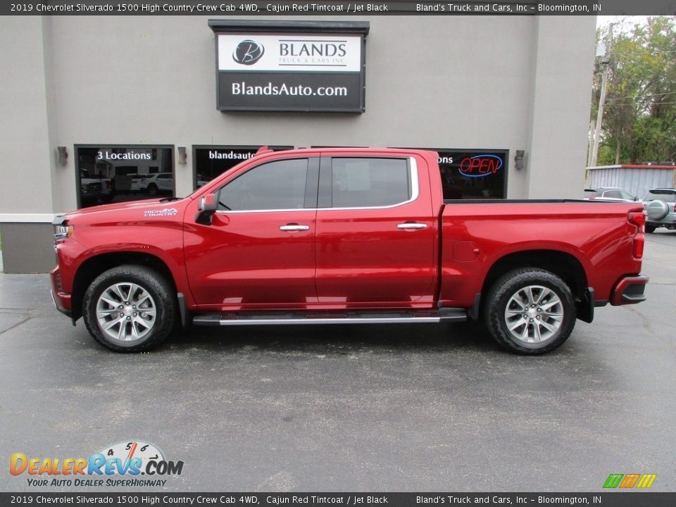 2019 Chevrolet Silverado 1500 High Country Crew Cab 4WD Cajun Red Tintcoat / Jet Black Photo #1