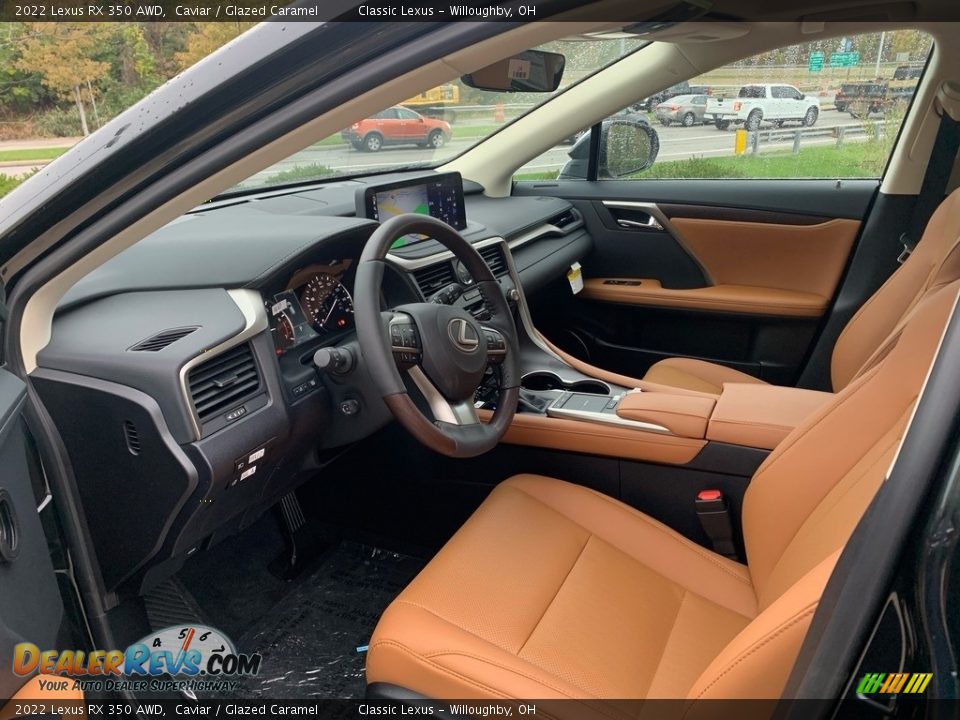 Glazed Caramel Interior - 2022 Lexus RX 350 AWD Photo #2