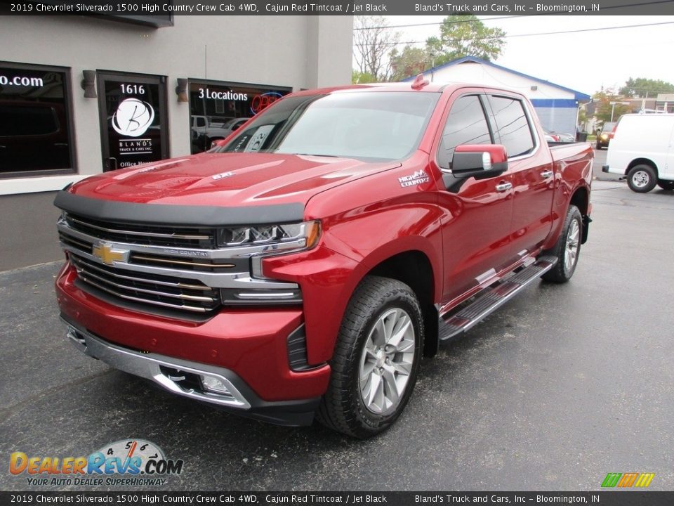 2019 Chevrolet Silverado 1500 High Country Crew Cab 4WD Cajun Red Tintcoat / Jet Black Photo #2