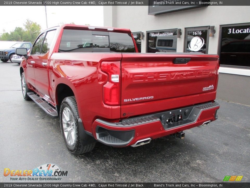 2019 Chevrolet Silverado 1500 High Country Crew Cab 4WD Cajun Red Tintcoat / Jet Black Photo #3