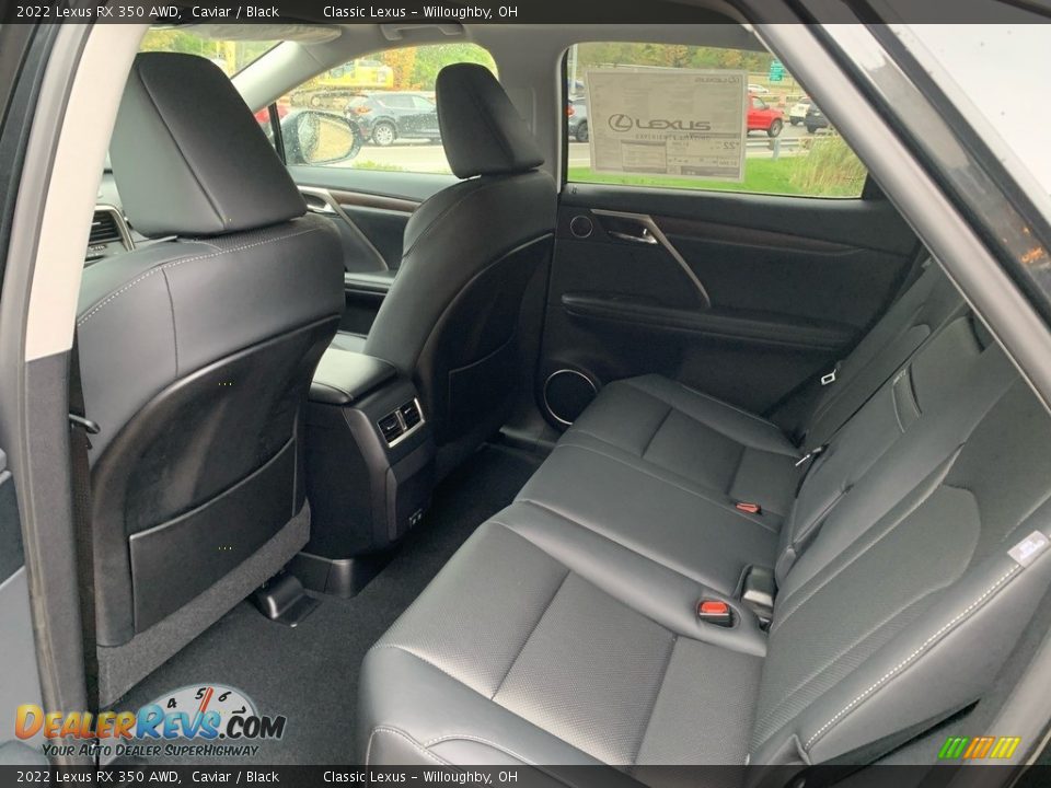 Rear Seat of 2022 Lexus RX 350 AWD Photo #3