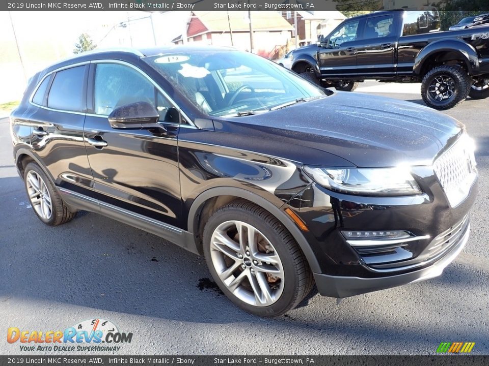 2019 Lincoln MKC Reserve AWD Infinite Black Metallic / Ebony Photo #8