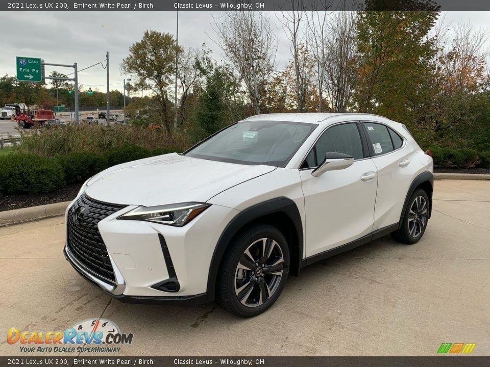 2021 Lexus UX 200 Eminent White Pearl / Birch Photo #1