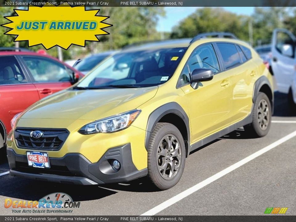 2021 Subaru Crosstrek Sport Plasma Yellow Pearl / Gray Photo #1