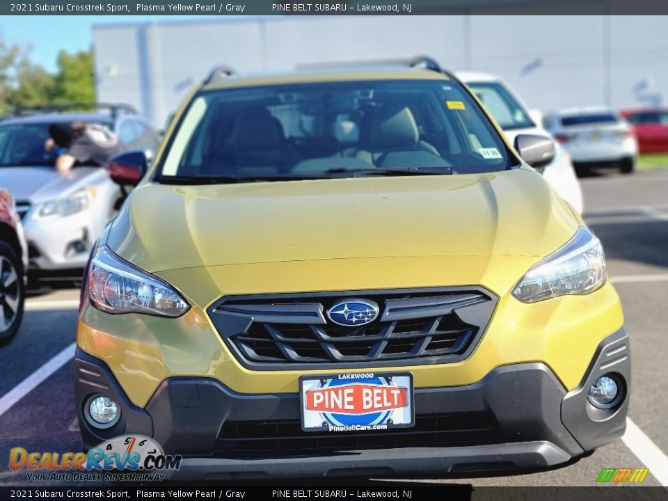 2021 Subaru Crosstrek Sport Plasma Yellow Pearl / Gray Photo #2