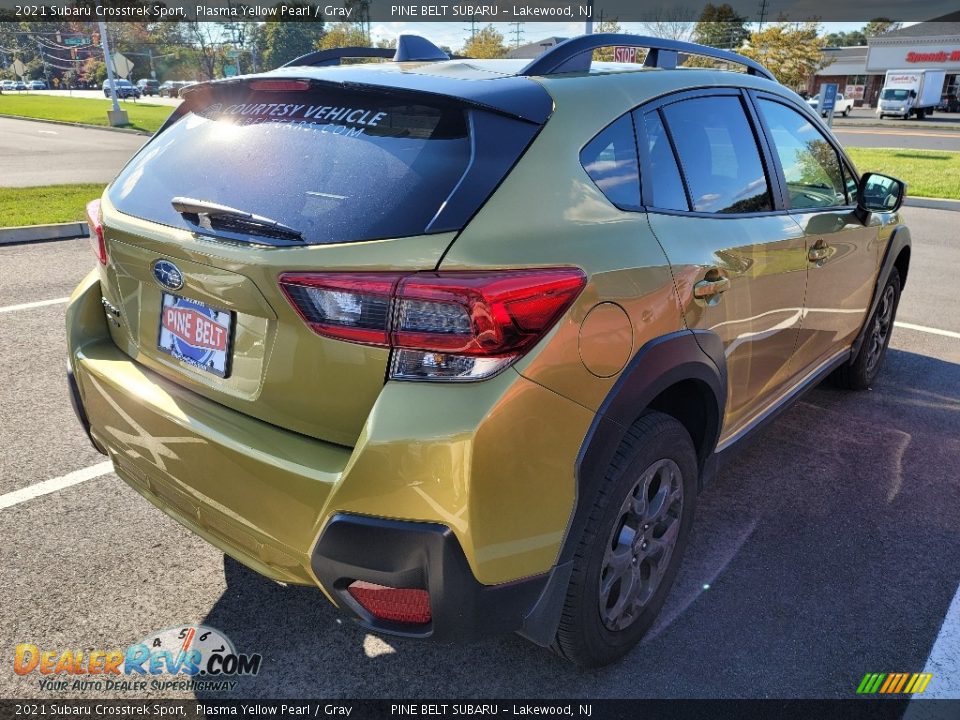 2021 Subaru Crosstrek Sport Plasma Yellow Pearl / Gray Photo #4