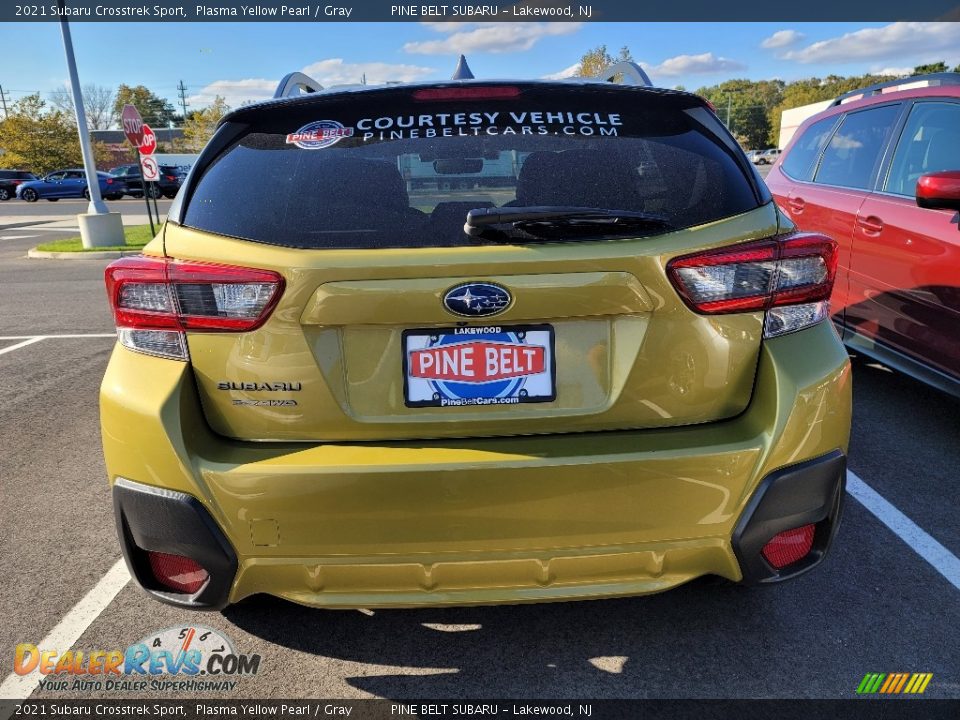 2021 Subaru Crosstrek Sport Plasma Yellow Pearl / Gray Photo #5