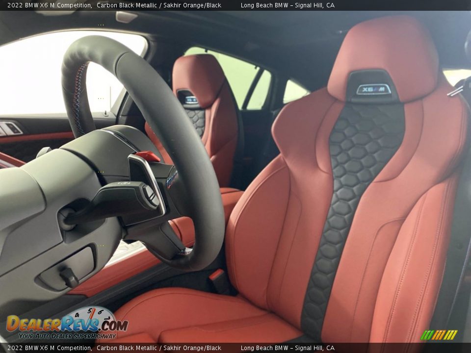 Front Seat of 2022 BMW X6 M Competition Photo #13