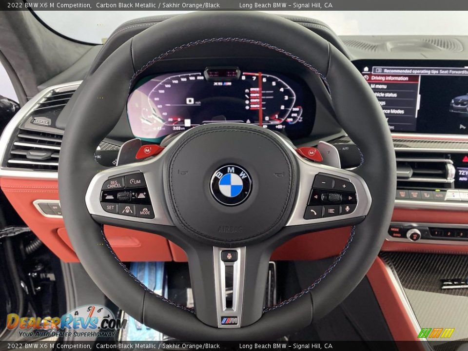 2022 BMW X6 M Competition Steering Wheel Photo #14