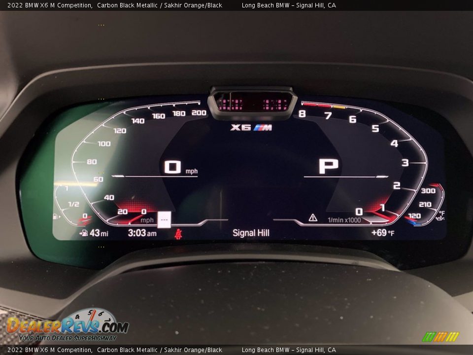 2022 BMW X6 M Competition Gauges Photo #17