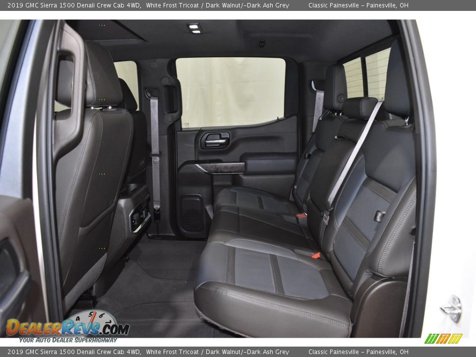2019 GMC Sierra 1500 Denali Crew Cab 4WD White Frost Tricoat / Dark Walnut/­Dark Ash Grey Photo #9
